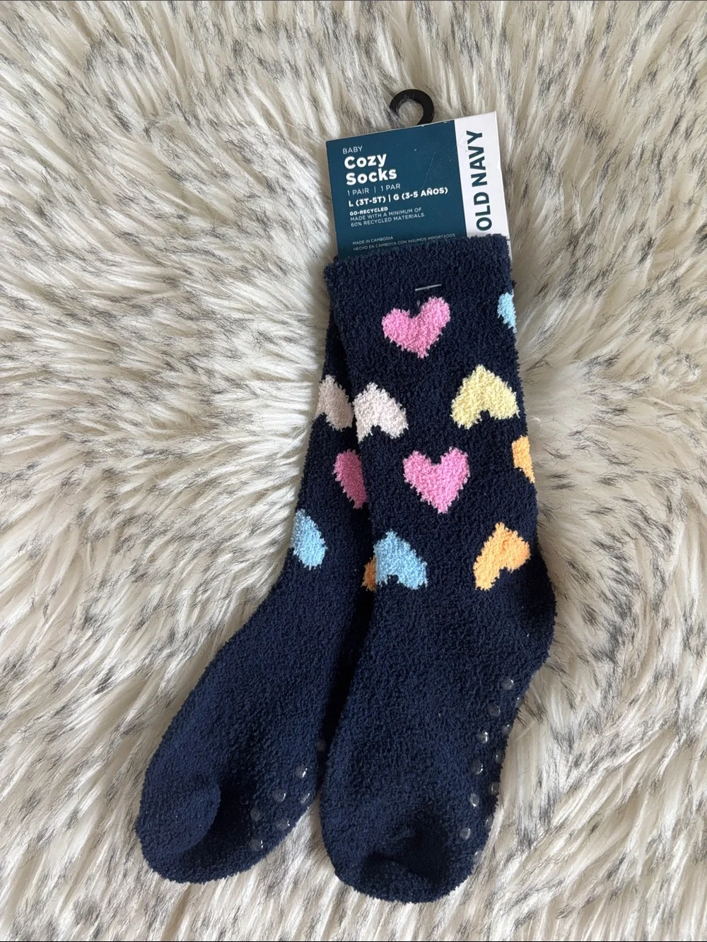3T-5T NWT Old Navy Unisex Cozy Toddler Socks
